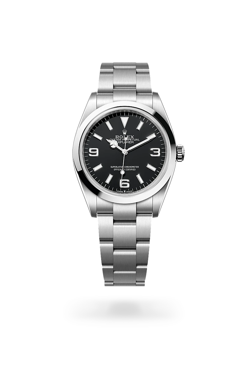 Rolex Explorer in Oystersteel, M124270-0001 - Shreve Palo Alto