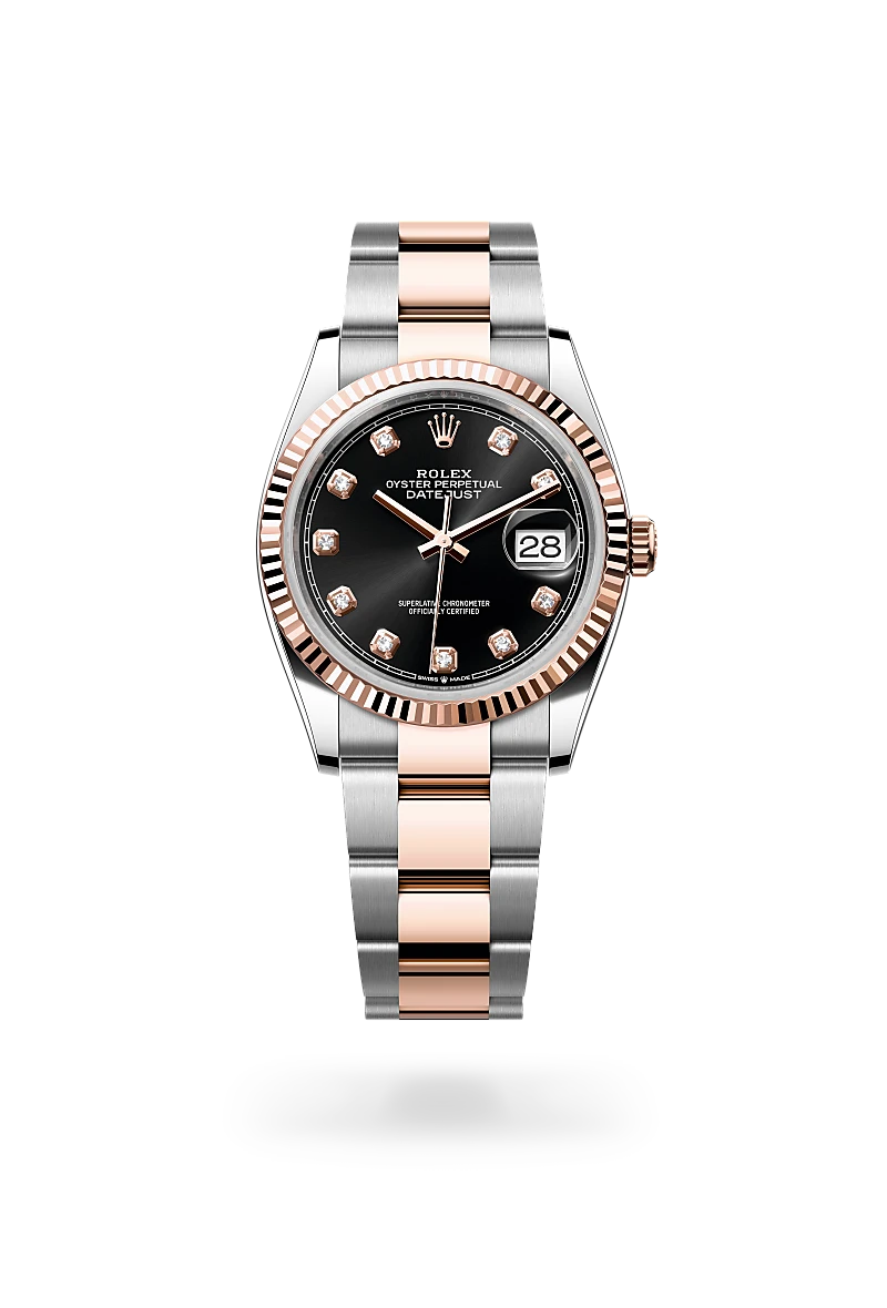 Rolex Datejust in Everose Rolesor - combination of Oystersteel and Everose gold, M126231-0020 - Shreve Palo Alto