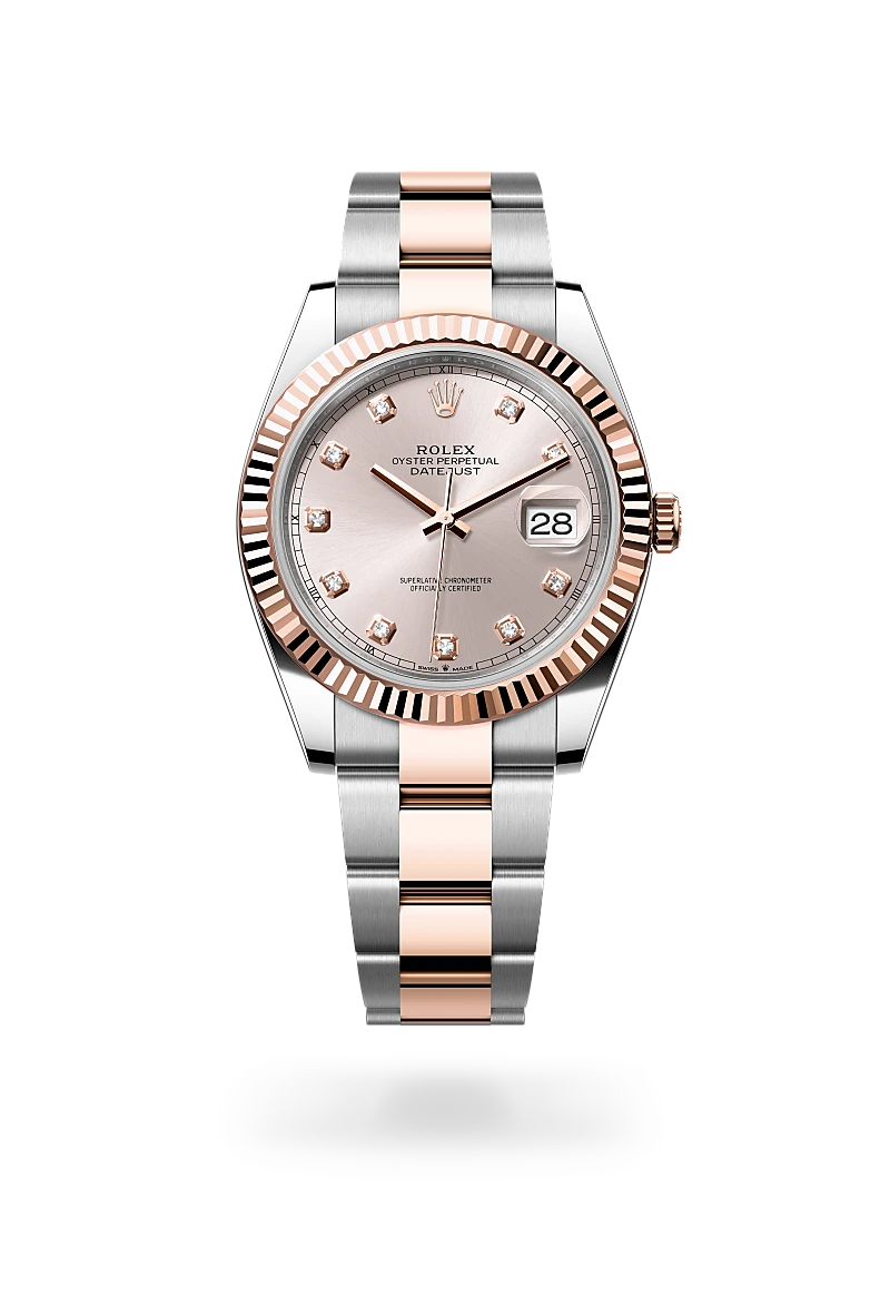 Rolex Datejust in Everose Rolesor - combination of Oystersteel and Everose gold, M126331-0007 - Shreve Palo Alto