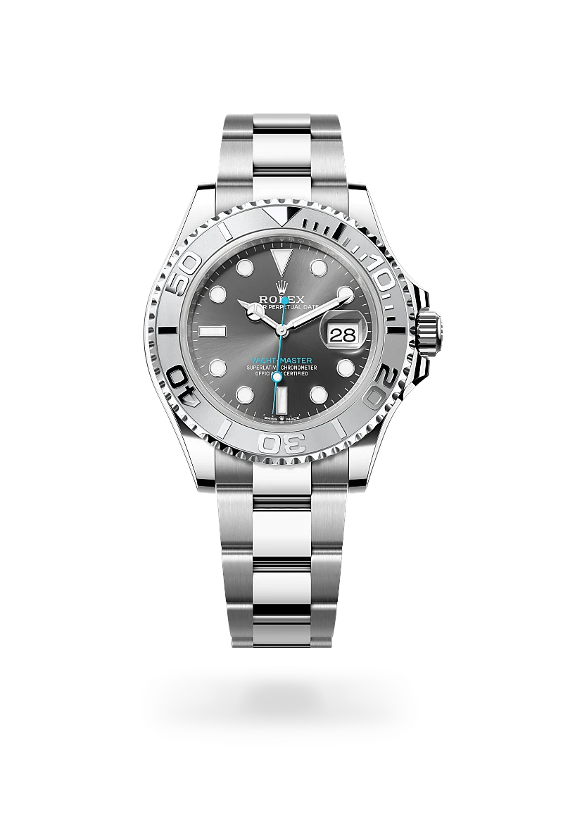 Rolex Yacht-Master in Rolesium - combination of Oystersteel and platinum, M126622-0001 - Shreve Palo Alto