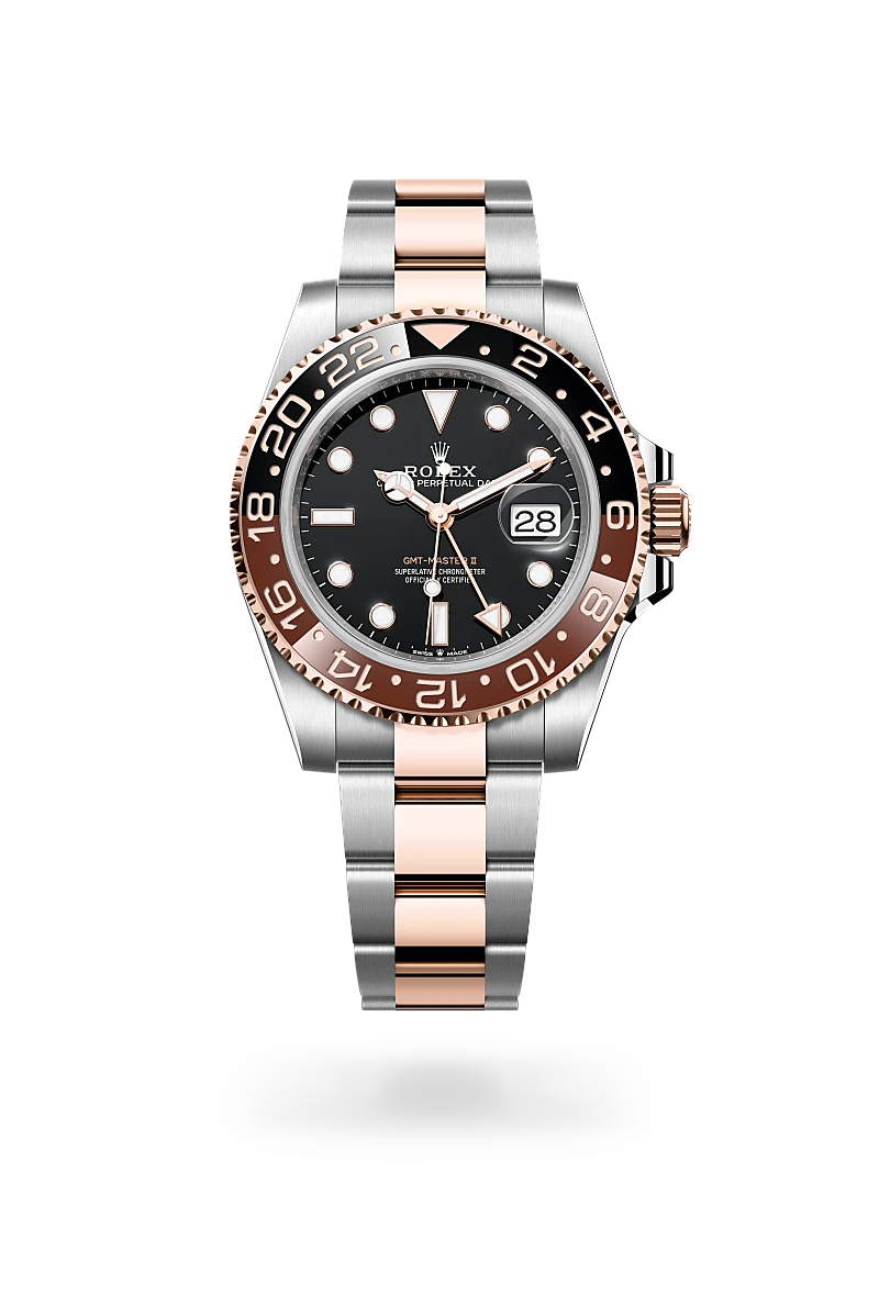 Rolex GMT-Master II in Everose Rolesor - combination of Oystersteel and Everose gold, M126711CHNR-0002 - Shreve Palo Alto