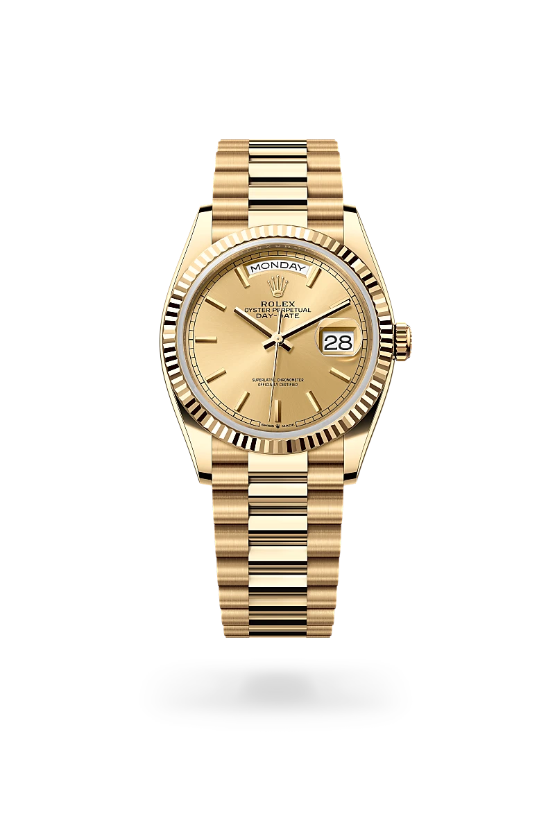 Rolex Day-Date in 18 kt yellow gold, M128238-0045 - Shreve Palo Alto