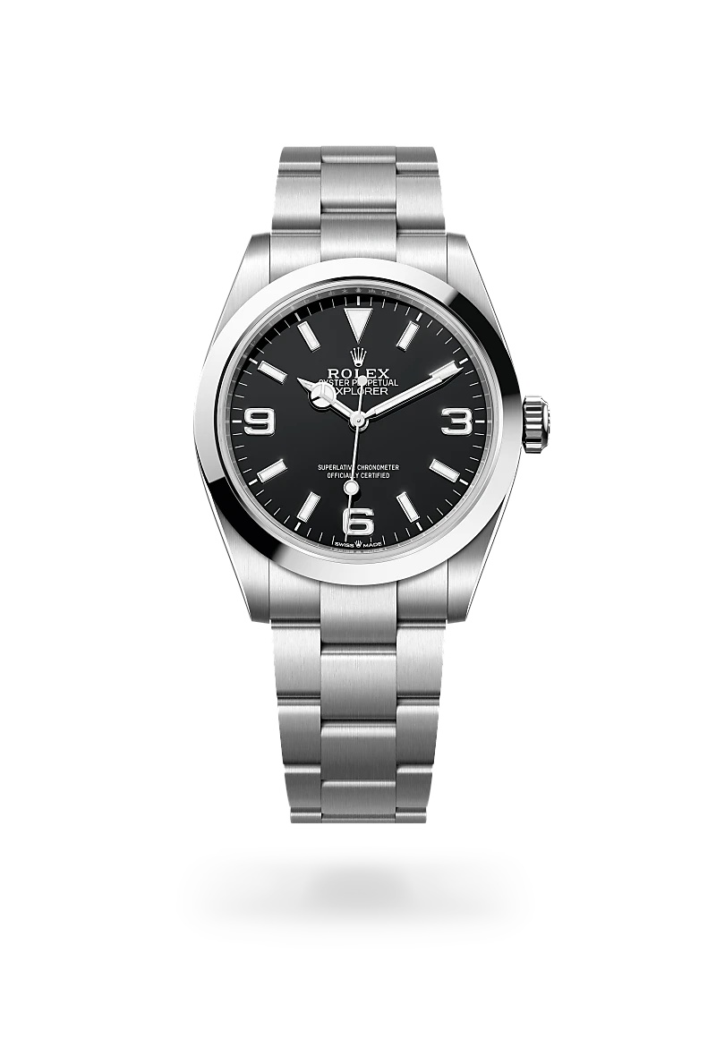 Rolex Explorer in Oystersteel, M224270-0001 - Shreve Palo Alto