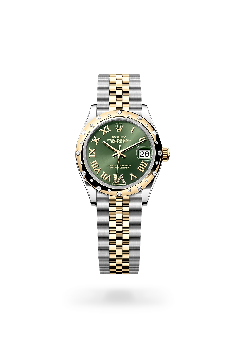 Rolex Datejust in Yellow Rolesor - combination of Oystersteel and yellow gold, M278343RBR-0016 - Shreve Palo Alto