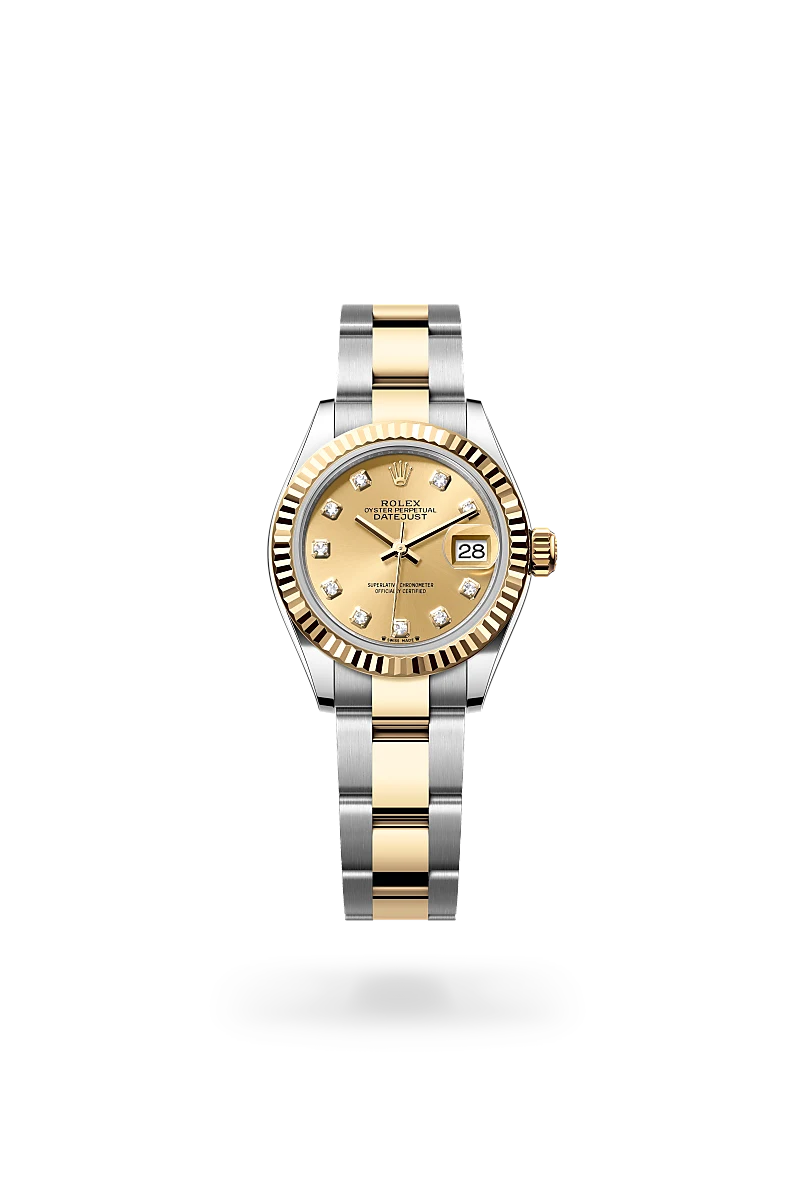 Rolex Lady-Datejust in Yellow Rolesor - combination of Oystersteel and yellow gold, M279173-0012 - Shreve Palo Alto