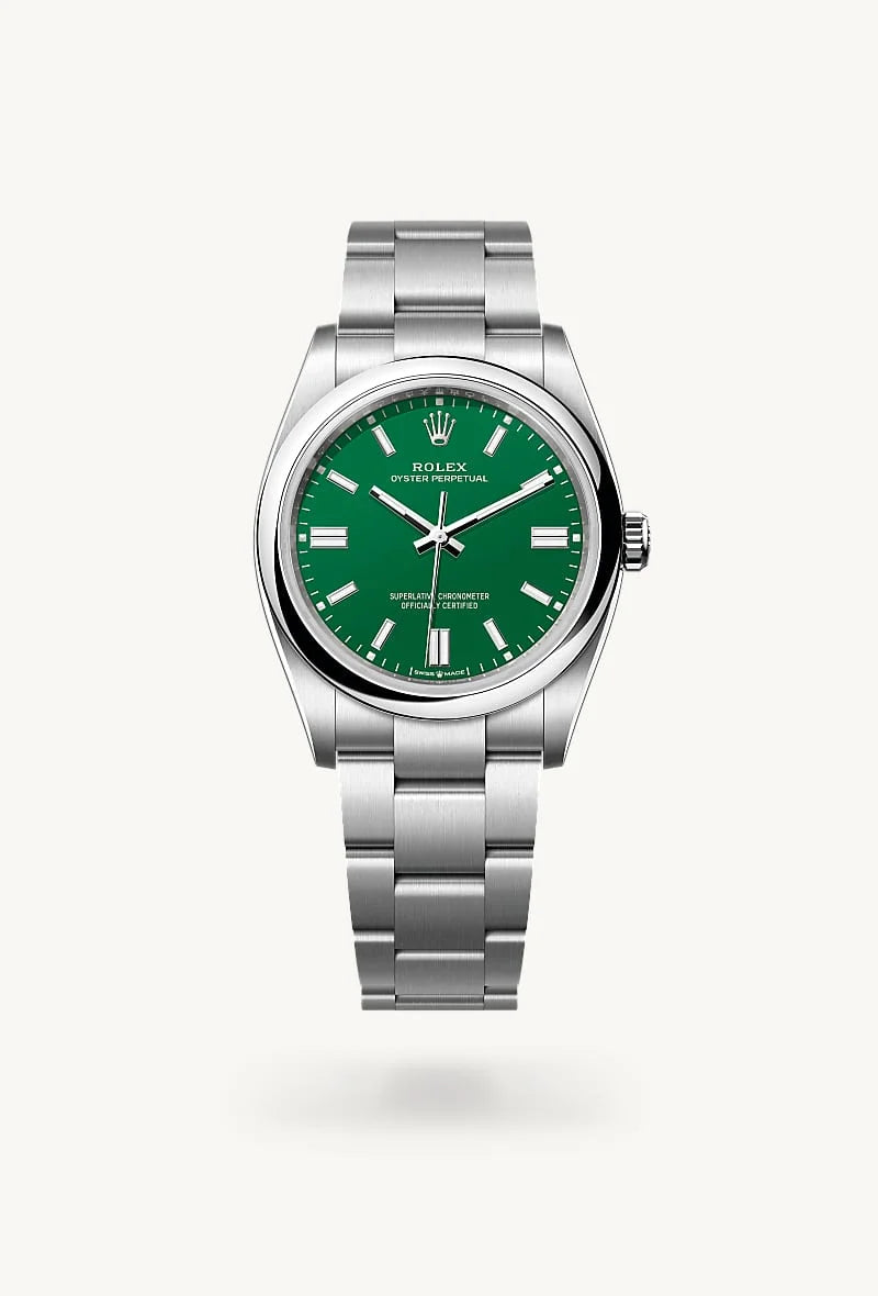 Rolex Oyster Perpetual in Oystersteel, M126000-0005 - Rolex Boutique Palo Alto