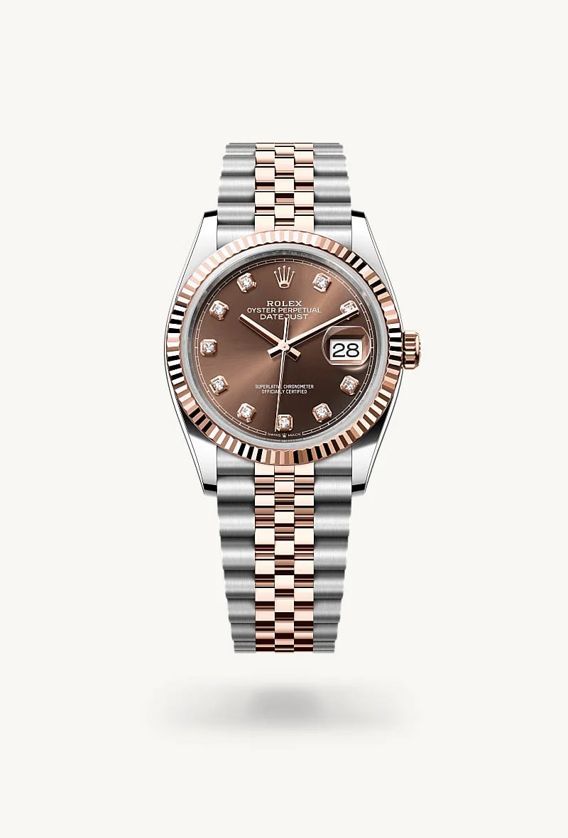 Rolex Datejust 36 Everose Rolesor - combination of Oystersteel and Everose gold, M126231-0053