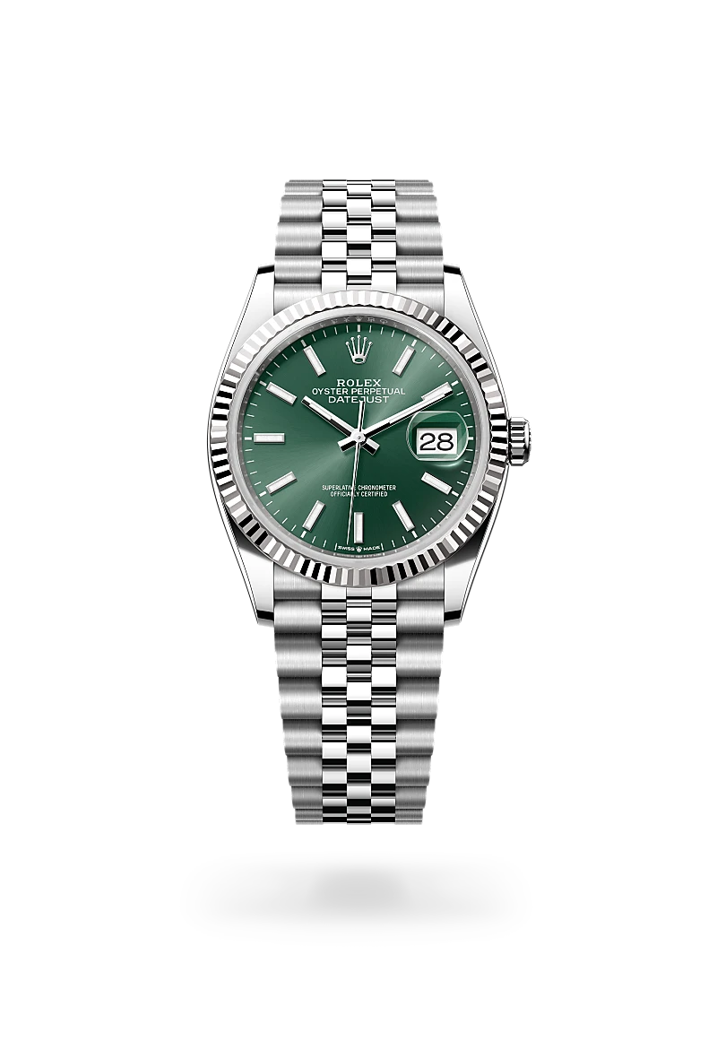 Rolex Datejust in White Rolesor - combination of Oystersteel and white gold, M126234-0051 - Smart Age Solutions