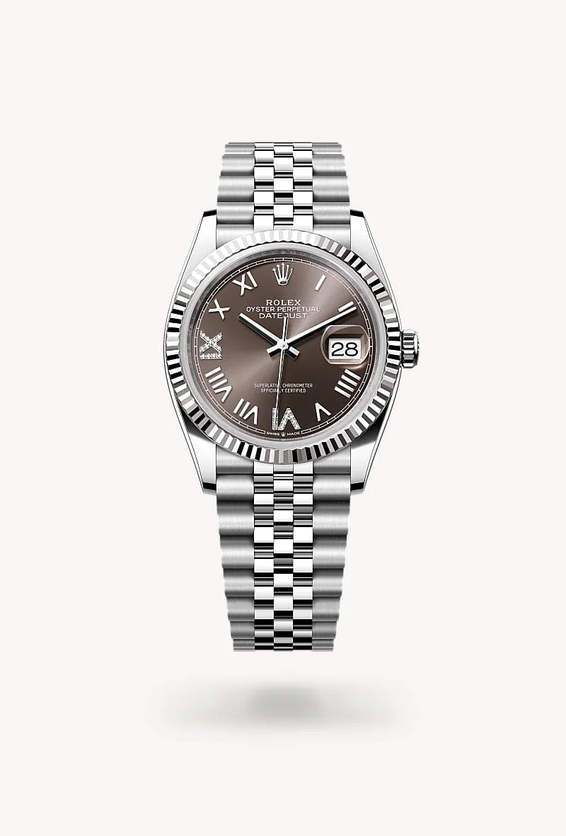 Rolex Datejust 36 White Rolesor - combination of Oystersteel and white gold, M126234-0071
