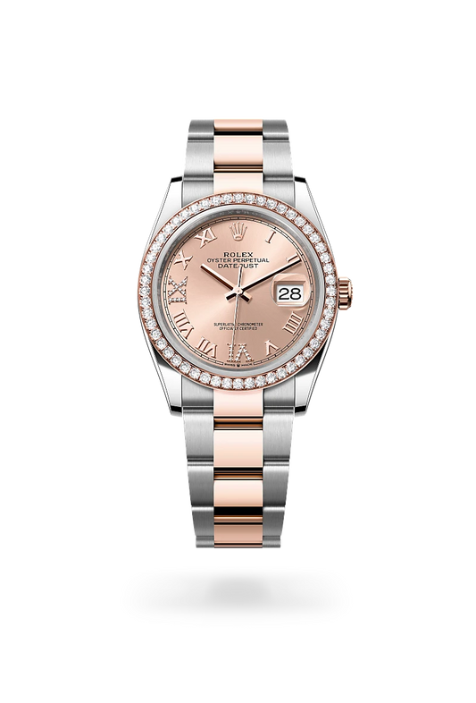 rolex Datejust in Everose Rolesor - combination of Oystersteel and Everose gold, M126281RBR-0016 - Rolex Boutique - Palo Alto