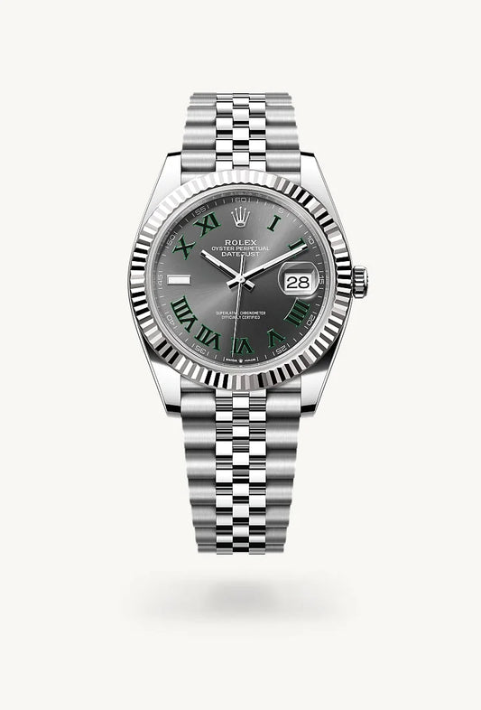 rolex Datejust in White Rolesor - combination of Oystersteel and white gold, M126334-0022 - Rolex Boutique - Palo Alto