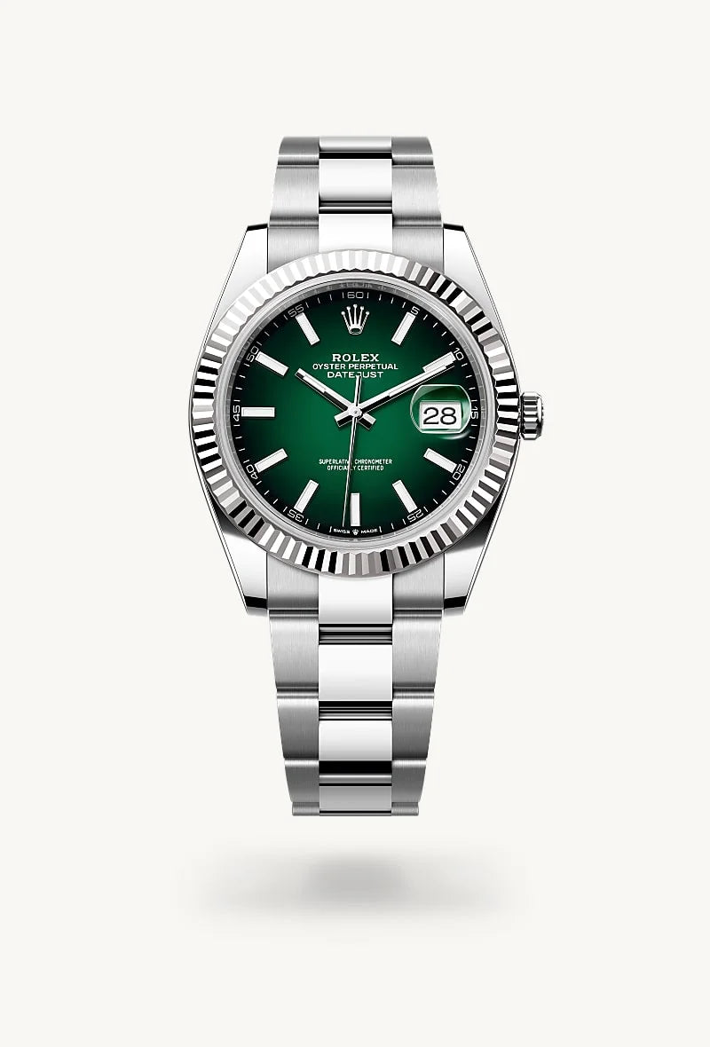 Rolex Datejust 41 White Rolesor - combination of Oystersteel and white gold, M126334-0033
