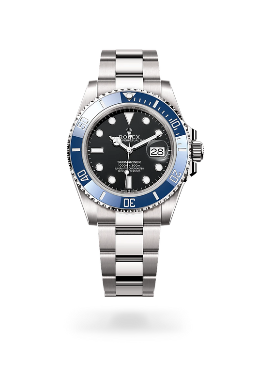 rolex Submariner in 18 kt white gold, M126619LB-0003 - Rolex Boutique - Palo Alto