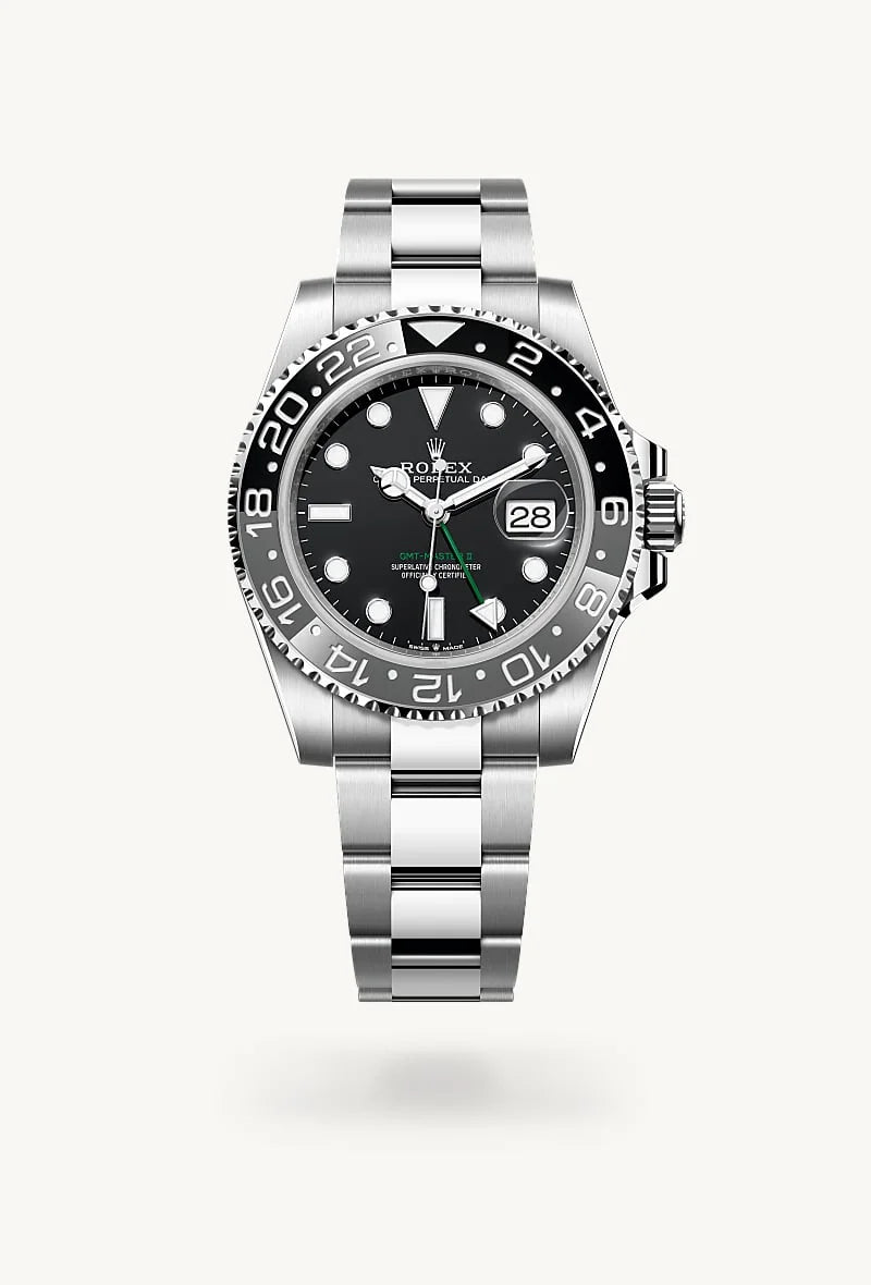 Rolex GMT-Master II in Oystersteel, M126710GRNR-0004 - Rolex Boutique Palo Alto
