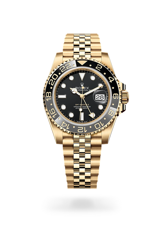 rolex GMT-Master II in 18 kt yellow gold, M126718GRNR-0001 - Rolex Boutique - Palo Alto