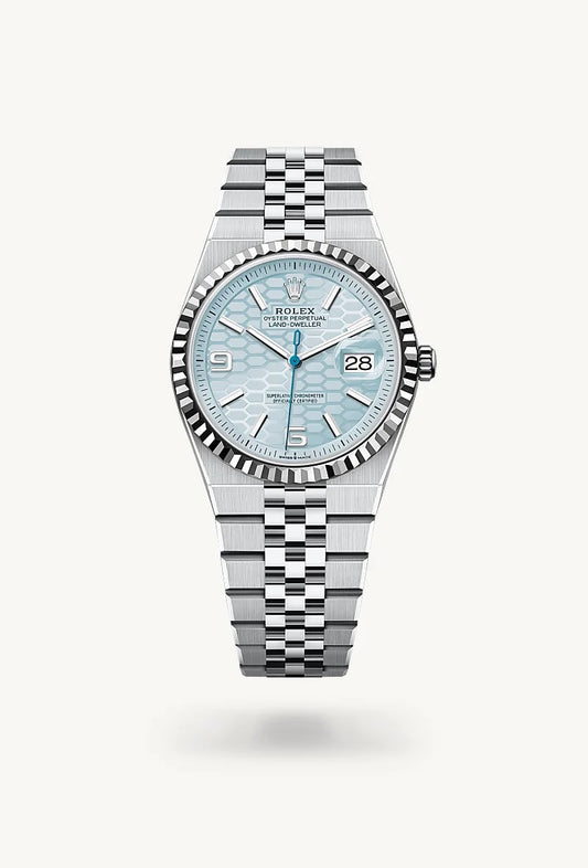 rolex Land-Dweller in Platinum, M127236-0001 - Rolex Boutique - Palo Alto