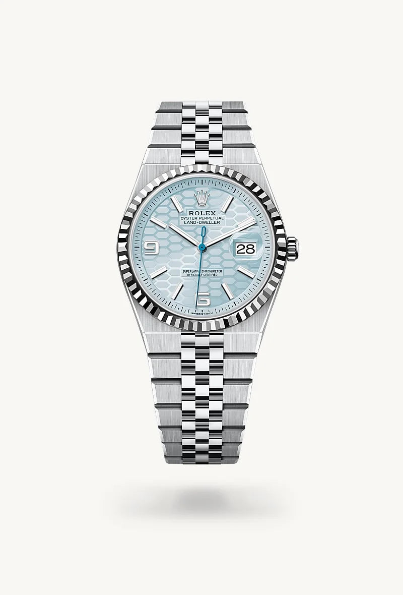 Rolex Land-Dweller in Platinum, M127236-0001 - Rolex Boutique Palo Alto