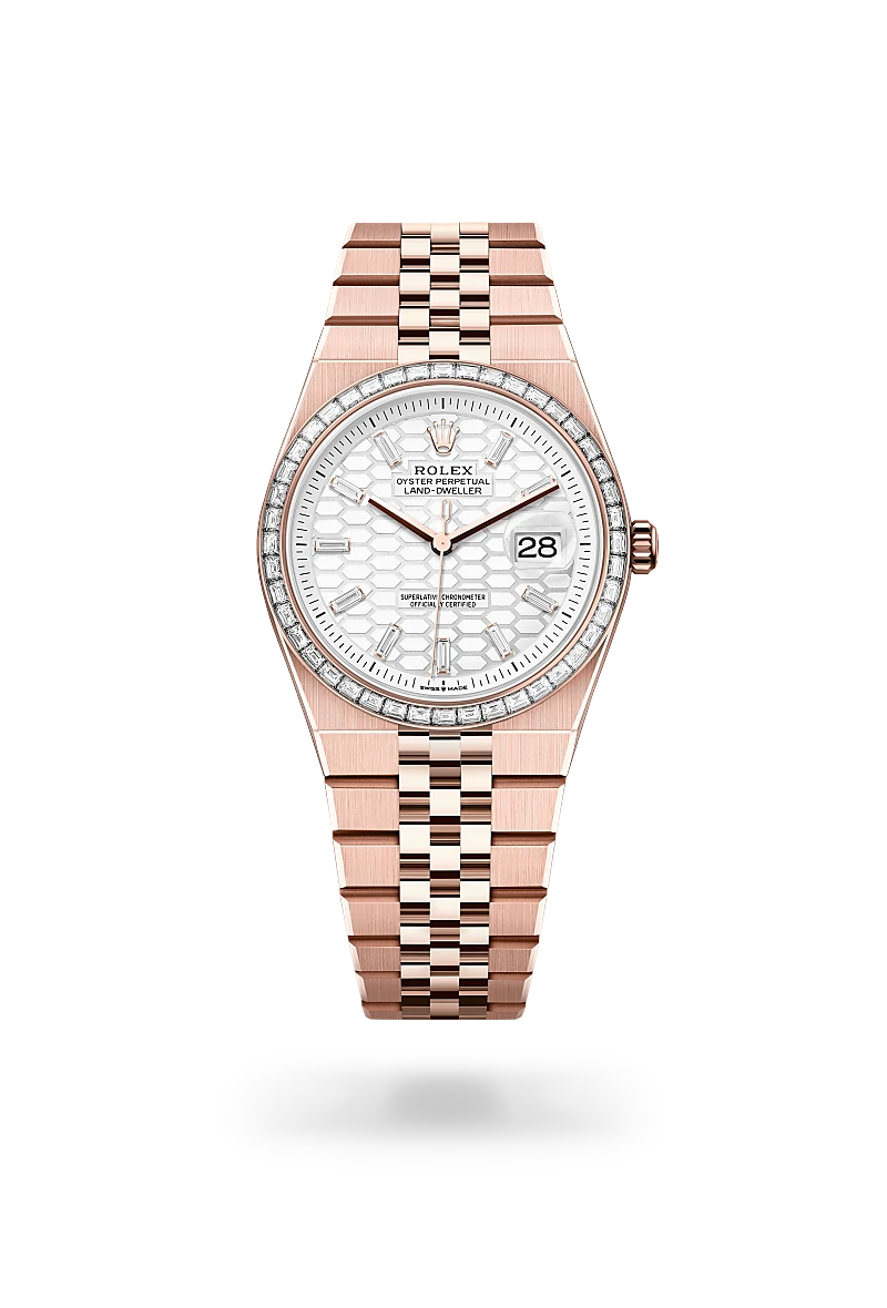 Rolex Land-Dweller in 18 kt Everose gold, M127285TBR-0002 - Smart Age Solutions
