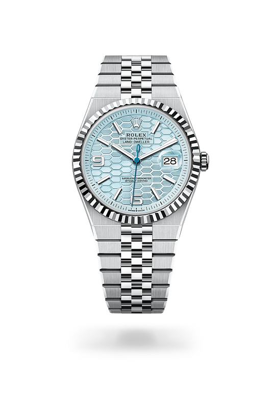 rolex Land-Dweller in Platinum, M127336-0001 - Rolex Boutique - Palo Alto