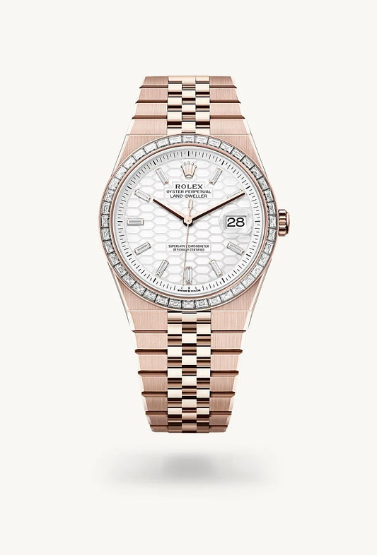 rolex Land-Dweller in 18 kt Everose gold, M127385TBR-0003 - Rolex Boutique - Palo Alto