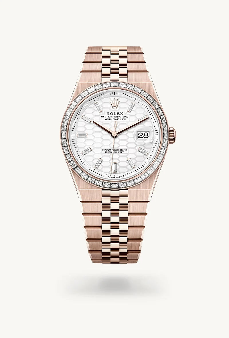Rolex Land-Dweller in 18 kt Everose gold, M127385TBR-0003 - Rolex Boutique Palo Alto