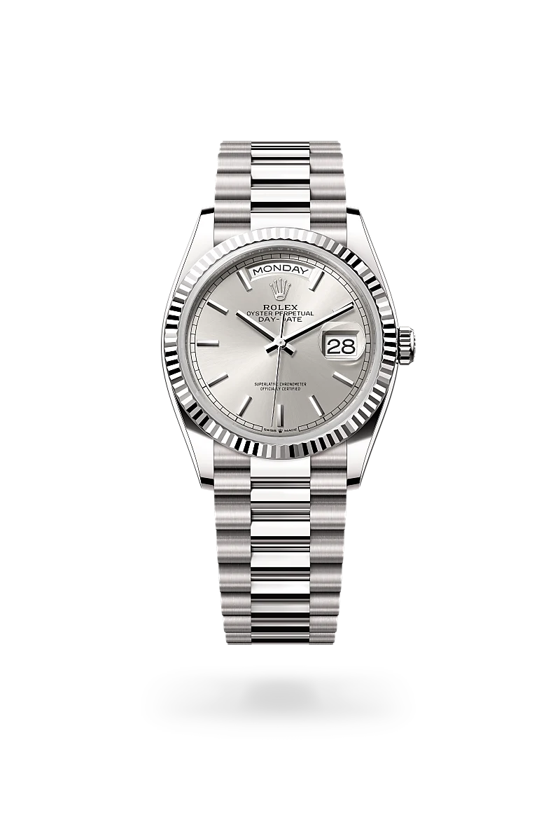 Rolex Day-Date in 18 kt white gold, M128239-0005 - Smart Age Solutions