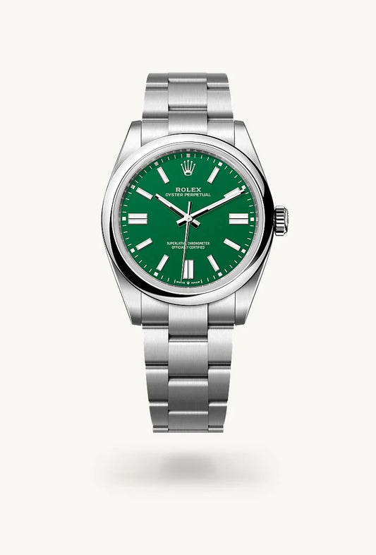 rolex Oyster Perpetual in Oystersteel, M134300-0004 - Rolex Boutique - Palo Alto