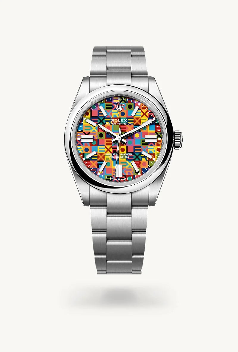 Rolex Oyster Perpetual in Oystersteel, M134300-0010 - Rolex Boutique Palo Alto