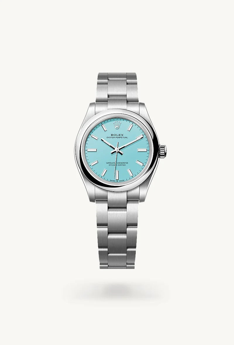 Rolex Oyster Perpetual in Oystersteel, M277200-0007 - Rolex Boutique Palo Alto