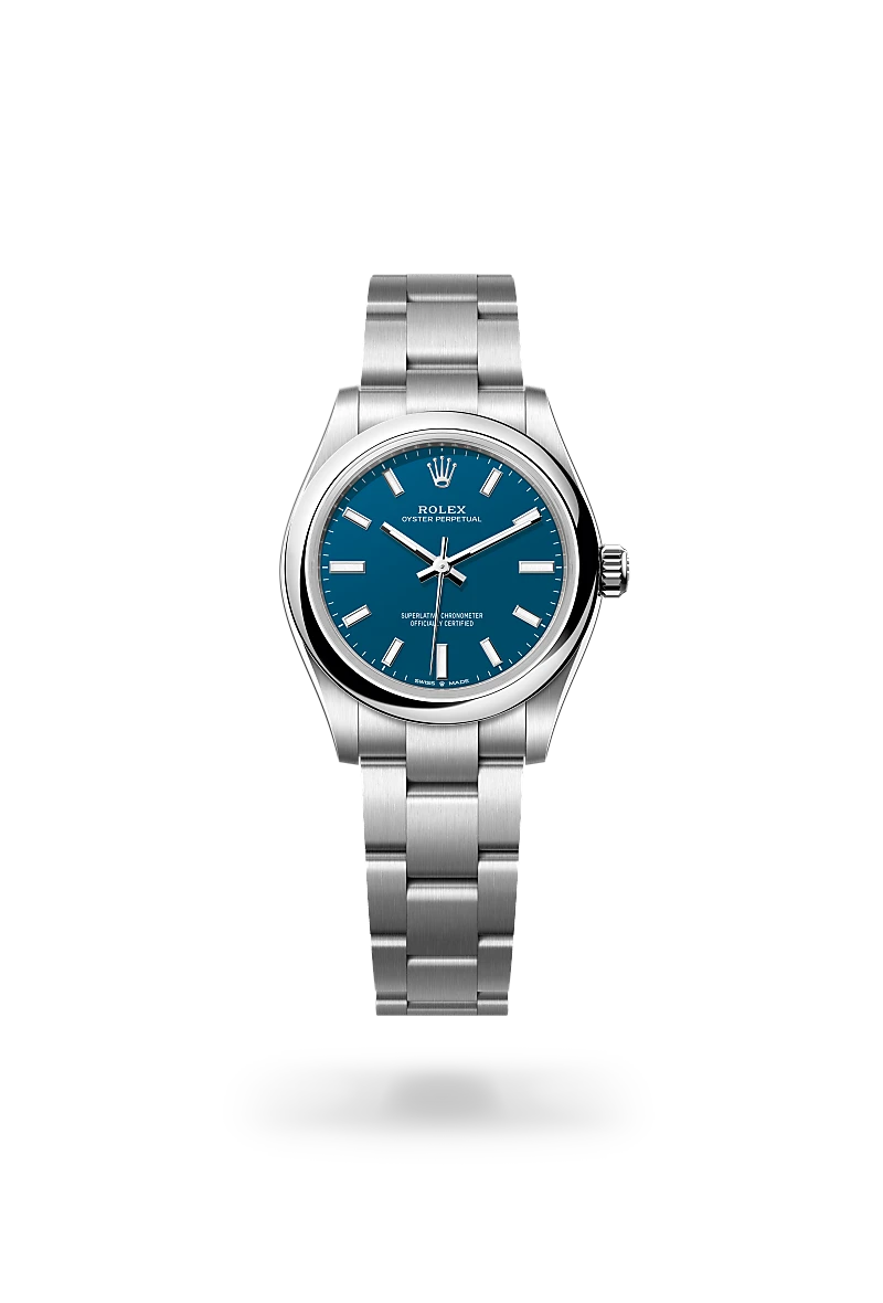 Rolex Oyster Perpetual in Oystersteel, M277200-0017 - Shreve Palo Alto