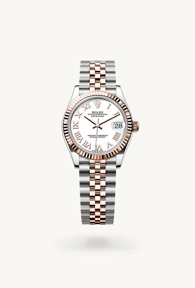 Rolex Datejust in Everose Rolesor - combination of Oystersteel and Everose gold, M278271-0002 - Rolex Boutique Palo Alto