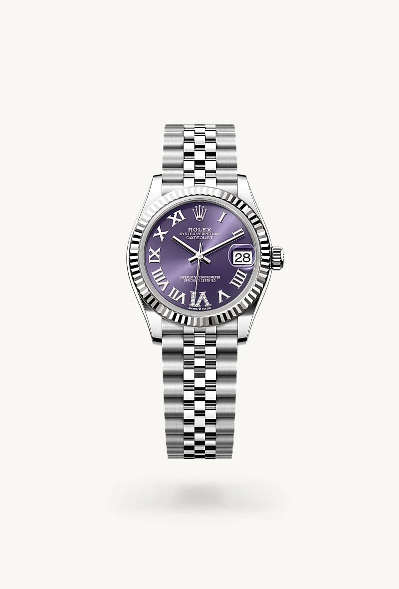 Rolex Datejust in White Rolesor - combination of Oystersteel and white gold, M278274-0026 - Rolex Boutique Palo Alto