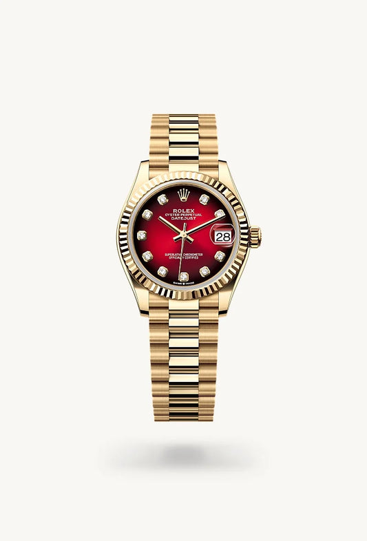 rolex Datejust in 18 kt yellow gold, M278278-0049 - Rolex Boutique - Palo Alto