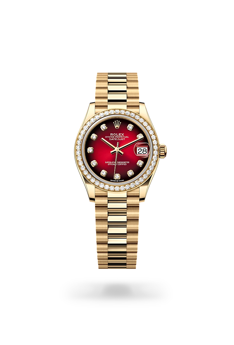 Rolex Datejust in 18 kt yellow gold, M278288RBR-0041 - Smart Age Solutions