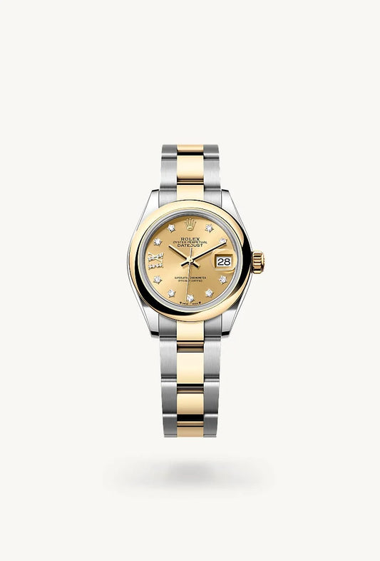 rolex Lady-Datejust in Yellow Rolesor - combination of Oystersteel and yellow gold, M279163-0021 - Rolex Boutique - Palo Alto