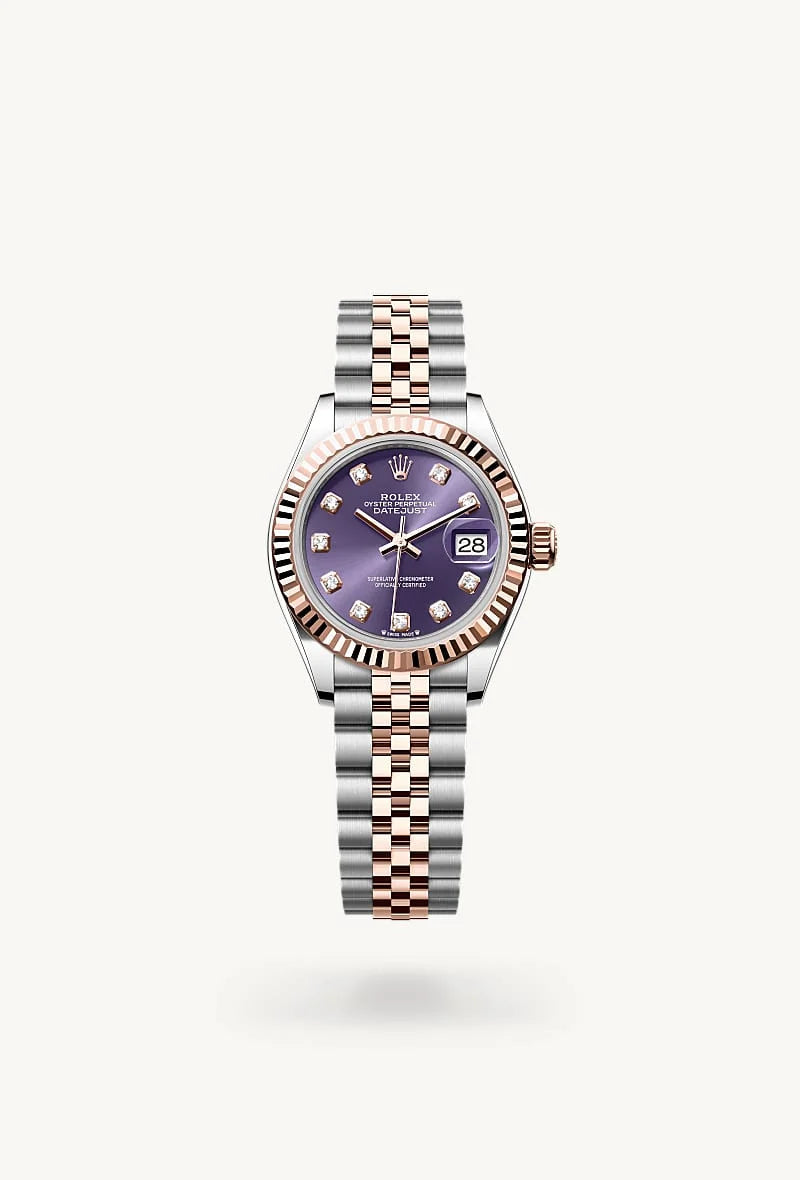 Rolex Lady-Datejust in Everose Rolesor - combination of Oystersteel and Everose gold, M279171-0015 - Rolex Boutique Palo Alto