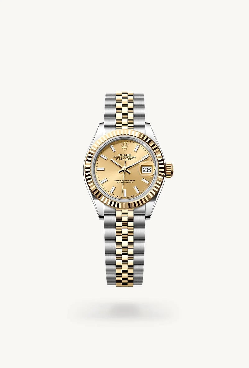 Rolex Lady-Datejust in Yellow Rolesor - combination of Oystersteel and yellow gold, M279173-0001 - Rolex Boutique Palo Alto