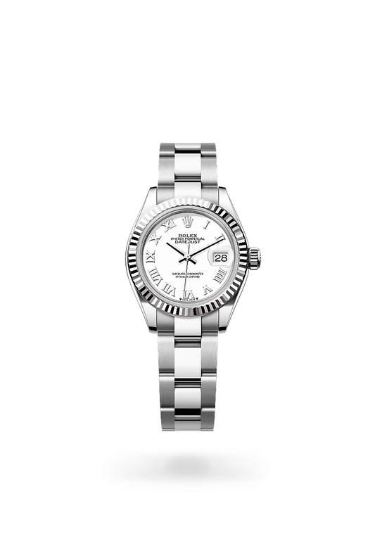 rolex Lady-Datejust in White Rolesor - combination of Oystersteel and white gold, M279174-0020 - Rolex Boutique - Palo Alto