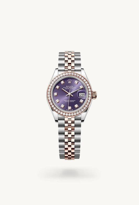 rolex Lady-Datejust in Everose Rolesor - combination of Oystersteel and Everose gold, M279381RBR-0015 - Rolex Boutique - Palo Alto