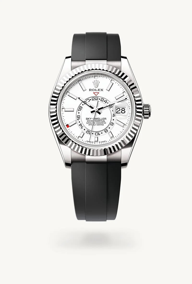 Rolex Sky-Dweller in 18 kt white gold, M336239-0003 - Rolex Boutique Palo Alto