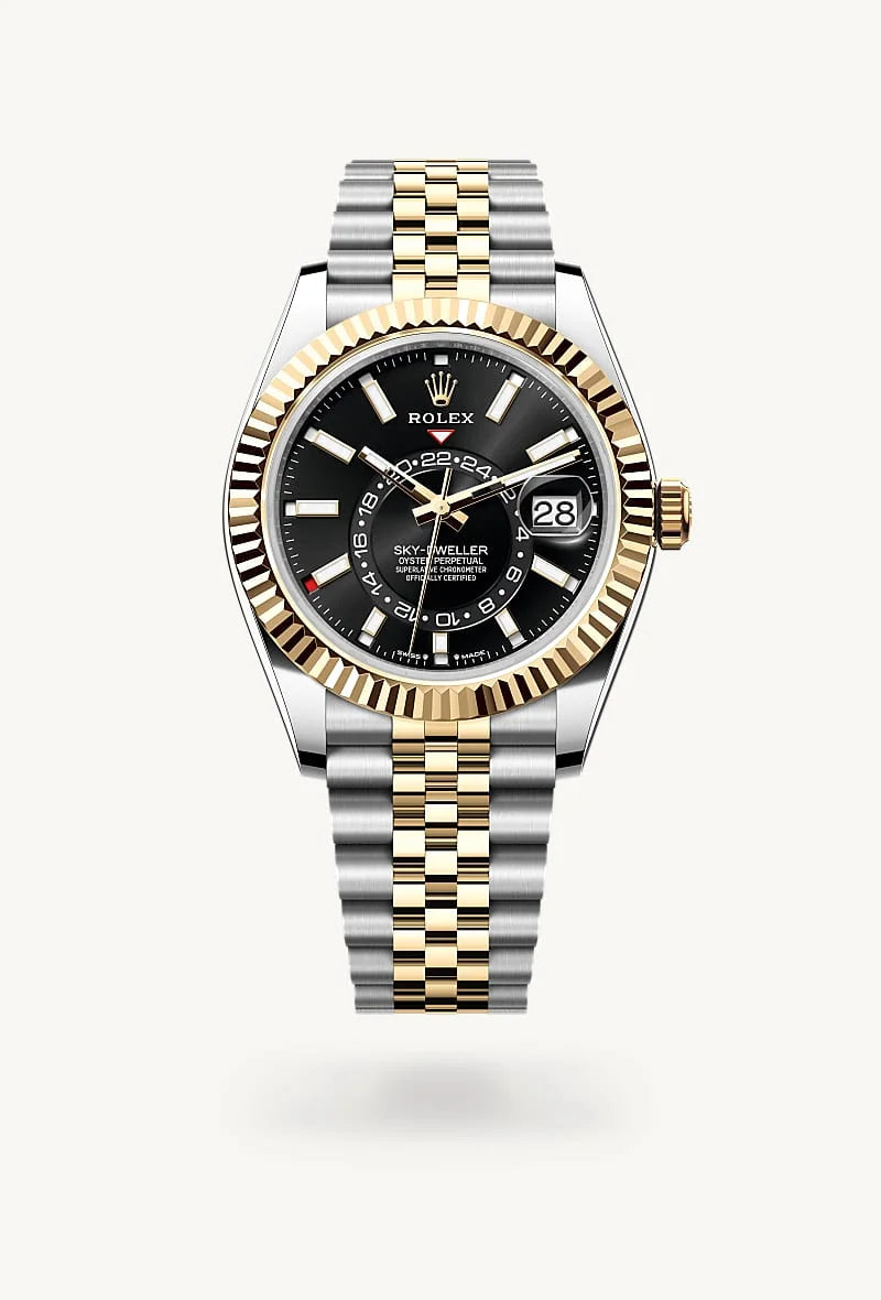 Rolex Sky-Dweller in Yellow Rolesor - combination of Oystersteel and yellow gold, M336933-0004 - Rolex Boutique Palo Alto