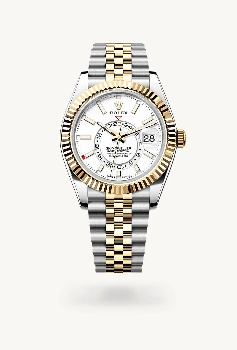 Rolex Sky-Dweller in Yellow Rolesor - combination of Oystersteel and yellow gold, M336933-0006 - Rolex Boutique Palo Alto
