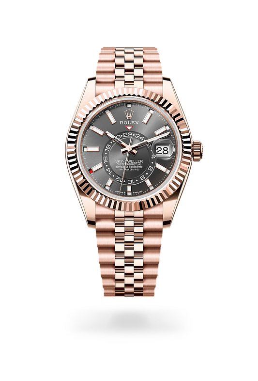 rolex Sky-Dweller in 18 kt Everose gold, M336935-0008 - Rolex Boutique - Palo Alto