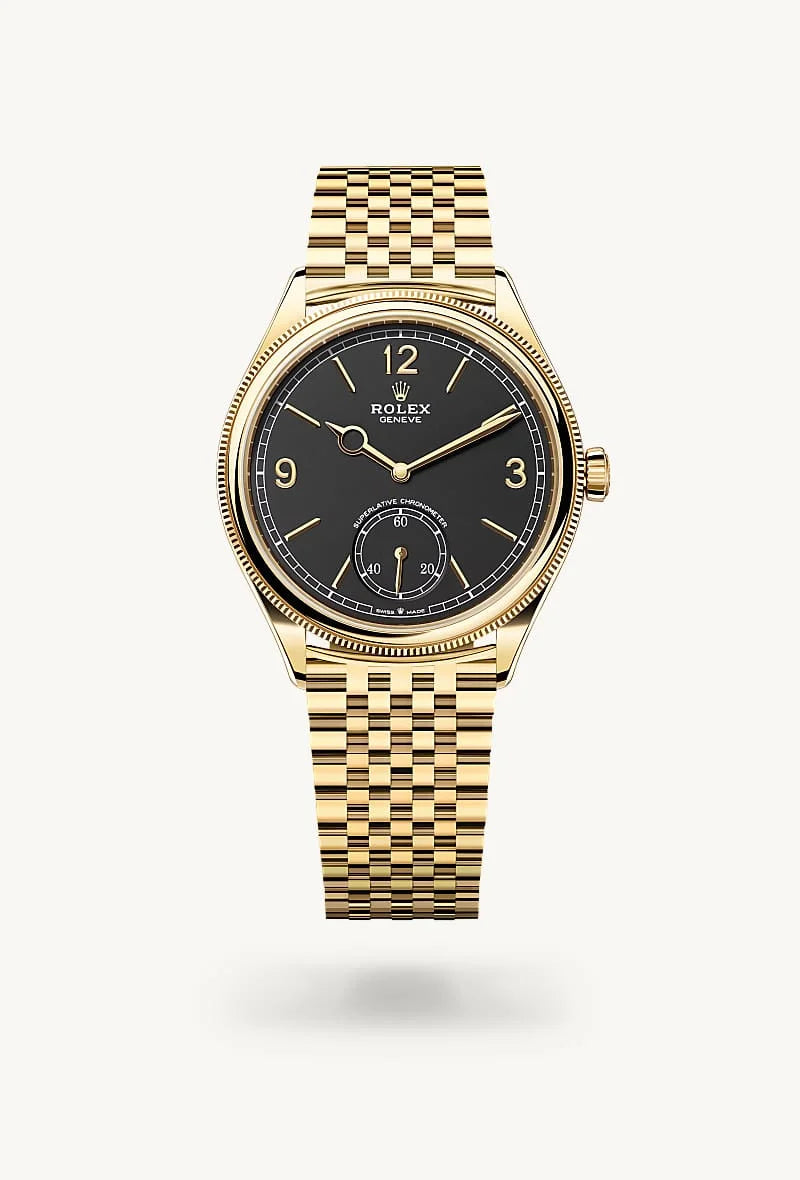 Rolex 1908 in 18 kt yellow gold, M52508-0007 - Rolex Boutique Palo Alto