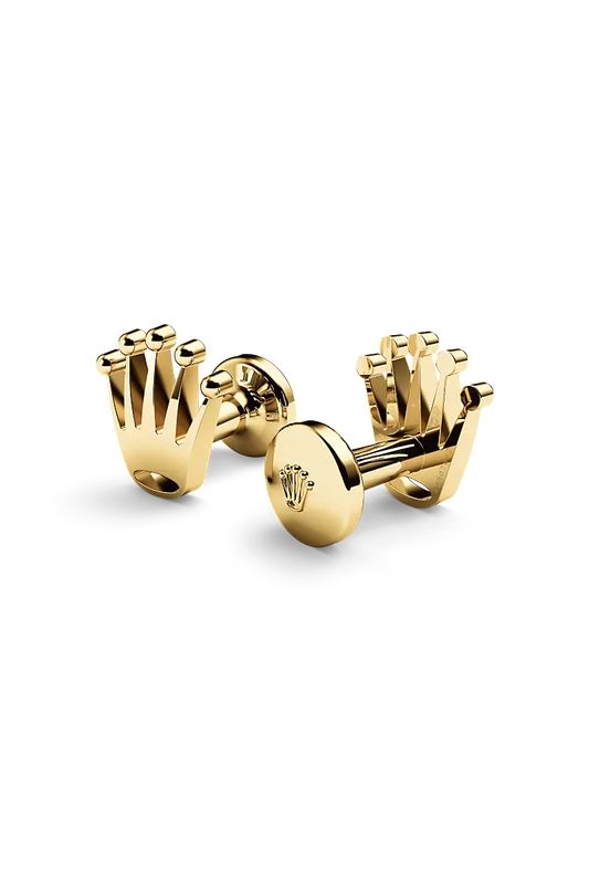 Rolex ‘Crown’ cufflinks Yellow gold A1018 at Rolex Boutique - Palo Alto